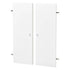 HANS Cabinet doors for wardrobes, white